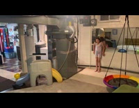 Kid flips and lands on mattress 