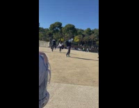 Woman stands on her toes to pose Part 2 
