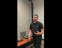 Guy has a shirt with acronym of Act Up City Girls song