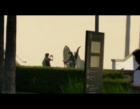 Collab IITW - Person in Costume Spreads Wings Prop Open