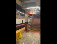 Collab WINY - Water leak from the subway station ceiling