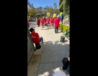 Collab ClipsIG - Man Dances Happily to Drum Beats from Protesters