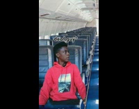 Deaf guy sees man yawning on plane