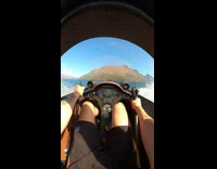 Man Rides Seabreacher and Submerges Underwater in Lake