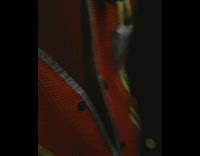 subway train worker between two running trains