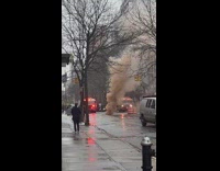 Smoke coming out of the ground nyc