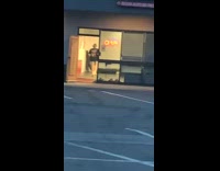 Boy Runs into Store to Kick Mannequin then Gets Chased 