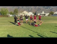 Red shirt girl body roll scorpion fail