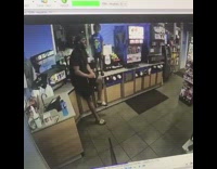 BitchMP - security footage man catches kid jumping off counter