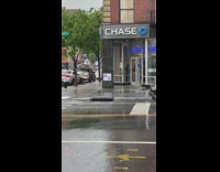 Black bird mask guy chase bank 