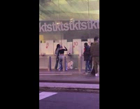 Two girls dance street bald head numbers