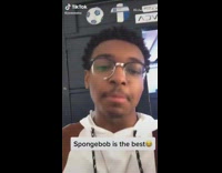 Brown white sweater guy spongebob episode 