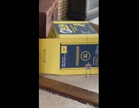 Collab DailyDoseOfInternet - Cat inside box quick paw attack toy