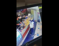 Collab BitchMP - Security camera customer drinks bottle of hand sanitizer 