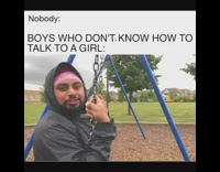 Girl doesnt know how to talk to girls at playground, asks if she watches porn