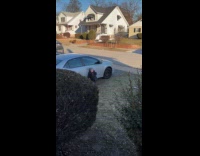 Kid wants soda goes inside the house