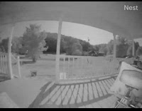 Meteor lights up sky caught in CCTV