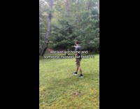 Couple comes home to mowed yard 