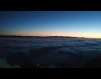 View from the top station of the oldest cableway Part 1