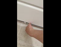 Man Touches and Teases Paws underneath Door