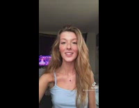 Girl uses inverted filter show symmetrical face 