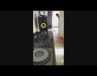 Guy golf club hits orange ball DJ 