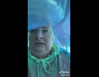 Collab ClipsIG - Woman complains about ride in blue plastic 