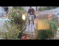 Man tries to walk on icy ground