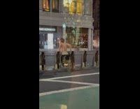 Collab WINY - Shirtless Man Does Push Ups on Bike Stand