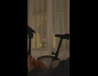 Collab IITW - White shirt girl poses outside house flash