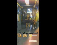 Black romper girl tiktok dances on bus 