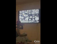 Guy lies about trusting girlfriend watches security cameras 