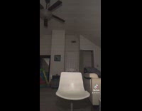 Guy reacts to lady waving her tongue 