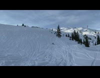 Snowboard backflip big hill two finger cut