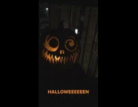 Jack o lantern for halloween