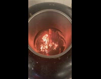 Collab Winy - Fire inside subway station trash can 