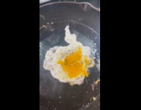 Man cracks egg shaped like antarctica 