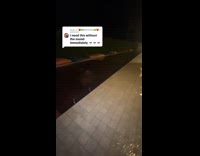 Collab Clips MPUGC - Woman on orange dress slips unto pool 