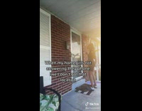 Man Sings and Turns Around then Knock on Door