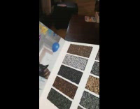 Small green frog jumps and blocked on a book