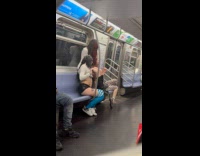Three ladies film video in train ride