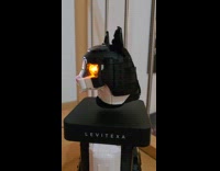 Submitter shows lego cat head eyes with light 