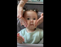 ClipsIG - Lady Clips her Babys Hair and Massages Cheeks