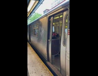 Man returns for fallen item but train door closed