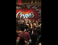 Crowd dances to Autograf DJ set mix