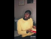 Yellow sweater guy checks pulse trash mom