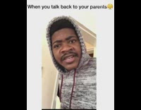 Guy talks back to dad remote 