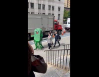 People dress up for youth climate strike 