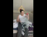 Woman finds tiny shopping cart asks what to do with it 