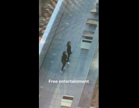 Two girls black jacket dance tiktok video rooftop Part 3